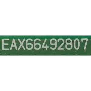 MAIN PARA SMART TV LG 4K RESOLUCION (3840 x 2160) / NUMERO DE PARTE EBT63897406 / EAX66492807 / 63406002 / GJ59R101D6 / MODELO 58UF8300-UA.AWMJLJR
